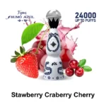 Humo Azul 24000 Puffs Disposable Vape Strawberry Cranberry Cherry