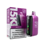 Pod Salt 15000 Puffs Grape Ice