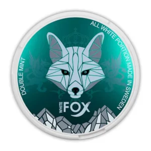White Fox Double Mint 12mg Nicotine Pouches