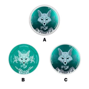 White Fox Nicotine Pouches Double Mint 12MG all