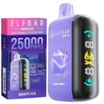 Elf Bar Raya D3 25000 Puffs Grape Ice