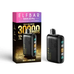Elf Bar Raya D3 Pro 30000 Puffs Grape Bubblegum