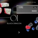 HQD Cuvie Slick Pro 15k Puffs Black Dragon