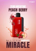 HQD Miracle 8000 Puffs Peach Berry