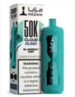Mazaya Cloud Aura 50k Disposable Vape Blueberry Mint