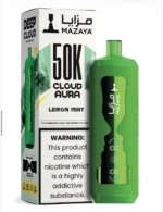 Mazaya Cloud Aura 50k Disposable Vape Lemon Mint
