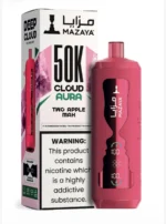Mazaya Cloud Aura 50k Disposable Vape Two Apple Max