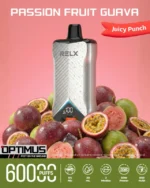 Relx Optimus 60000 puffs Passion Fruit Guava