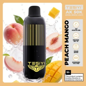 TESIYI Ak 50k Disposable Vape Peach Mango