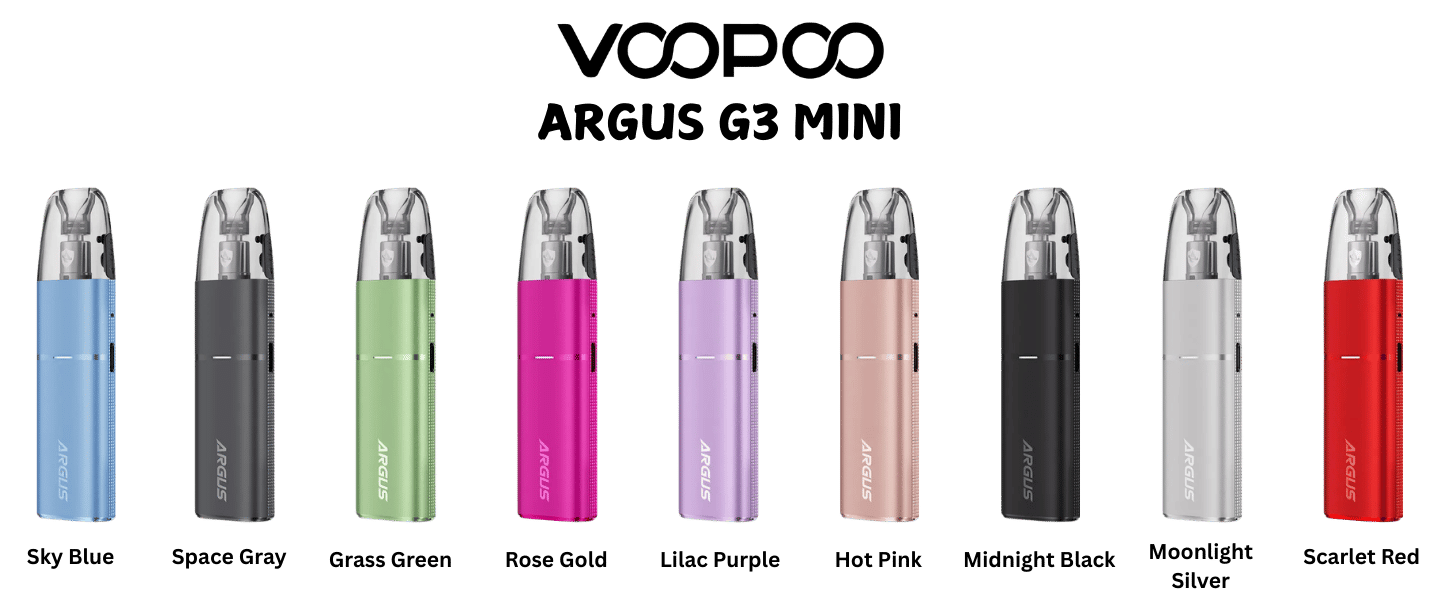 Voopoo Argus G3 Mini Pod Kit in Dubai Colors