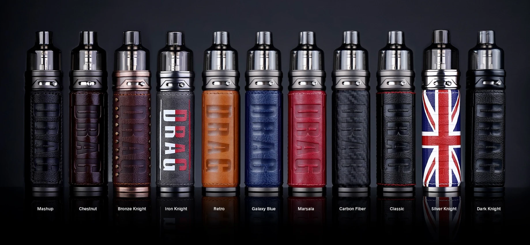 Voopoo Drag S Mod Pod kit Colors Voopoo Drag S Mod Pod kit Colors