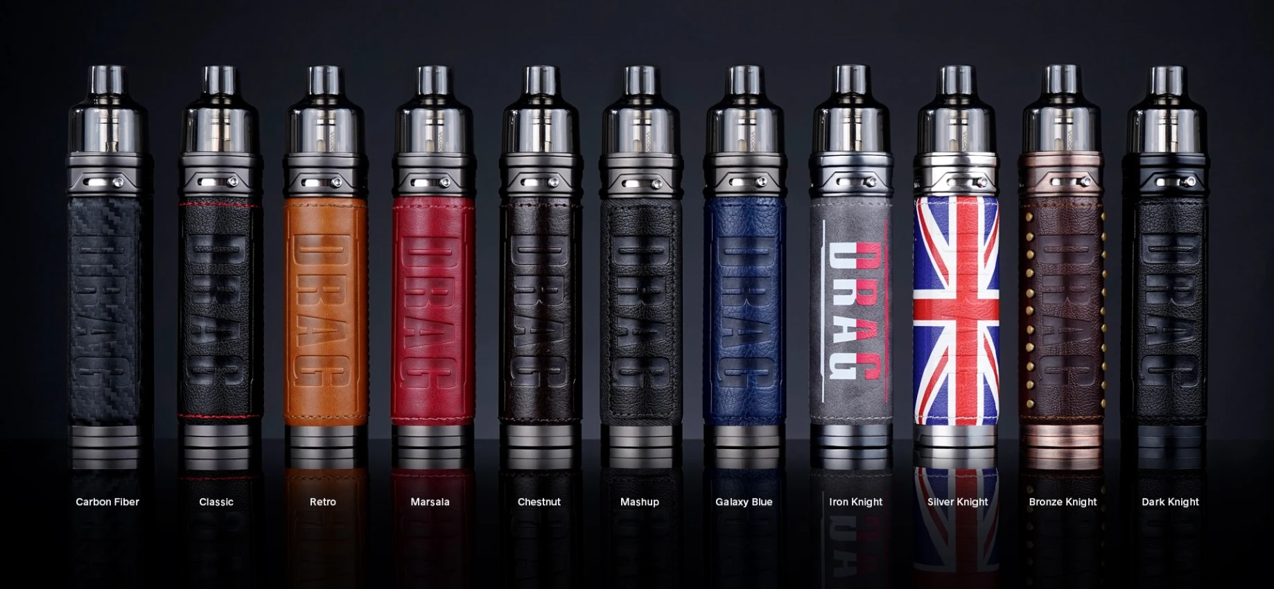 Voopoo Drag X Mod Pod kit colors Voopoo Drag X Mod Pod kit colors