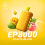 Elf Bar EP8000 Puffs 20mg 50mg disposable vape in Dubai 8000 Puffs, 1500mAh Battery, Peach Mango Flavor
