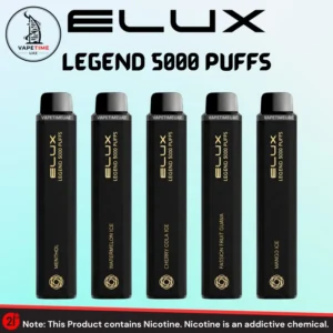 Elux Legend 5000 Puffs disposable vape in Dubai