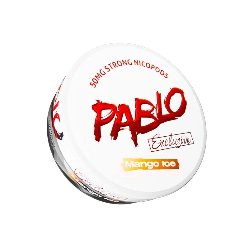Pablo Exclusive 50mg Nicotine Pouches Mango Ice in Dubai UAE
