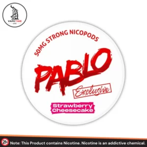 Pablo Exclusive 50mg Nicotine Pouches Strawberry Cheesecake in Dubai UAE