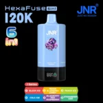 JNR HexaFuse 120K Puffs 6in1 Disposable Vape - I Series