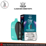 Al Fakher Crown Bar Cloud Box 50000 Puffs 20mg Blackcurrant Ice