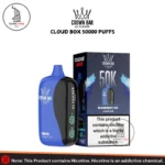 Al Fakher Crown Bar Cloud Box 50000 Puffs 20mg Blueberry Ice