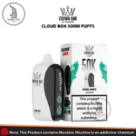 Al Fakher Crown Bar Cloud Box 50000 Puffs 20mg Cool Mint