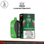 Al Fakher Crown Bar Cloud Box 50000 Puffs 20mg Kiwi Passionfruit Guava
