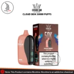Al Fakher Crown Bar Cloud Box 50000 Puffs 20mg Peach Berry