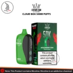 Al Fakher Crown Bar Cloud Box 50000 Puffs 20mg Strawberry Kiwi