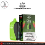 Al Fakher Crown Bar Cloud Box 50000 Puffs 20mg Watermelon Kiwi