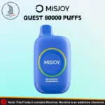 MISJOY QUEST 80000 Puffs 20mg Rechargeable Disposable Vape Blueberry Raspberry
