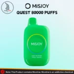 MISJOY QUEST 80000 Puffs 20mg Rechargeable Disposable Vape Kiwi Passion Fruit Guava