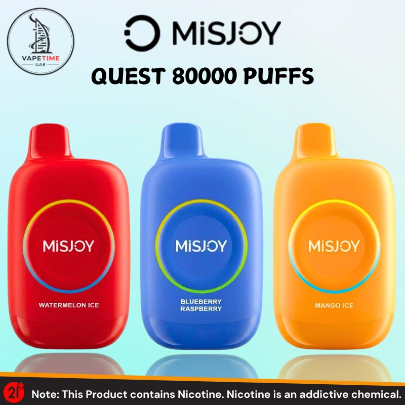 MISJOY QUEST 80000 Puffs 20mg Rechargeable Disposable Vape