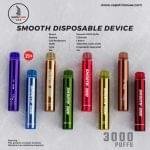 SMOOTH 3000 PUFFS DISPOSABLE VAPE in UAE