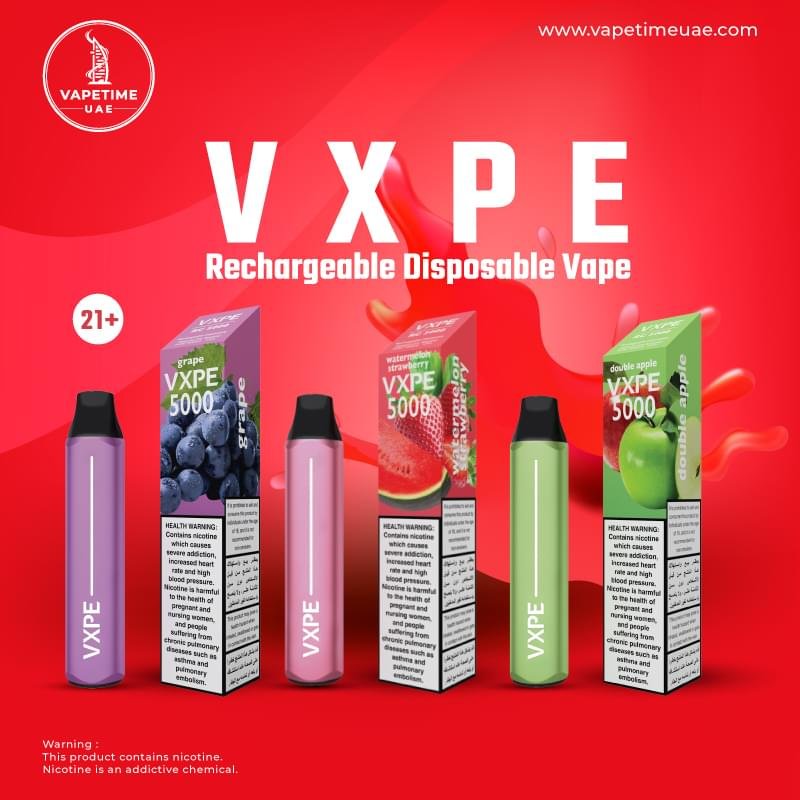 VXPE 5000 PUFFS DISPOSABLE VAPE in UAE