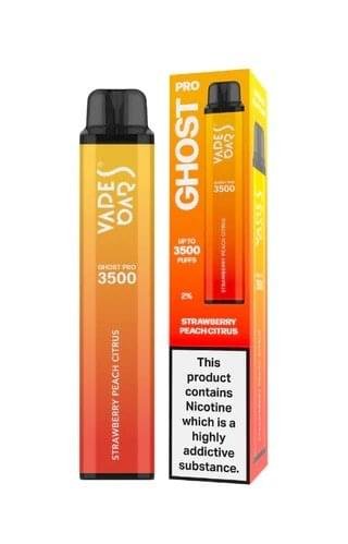 Vapes Bars Handy Ghost Pro 3500 Puffs - Strawberry Peach Citrus