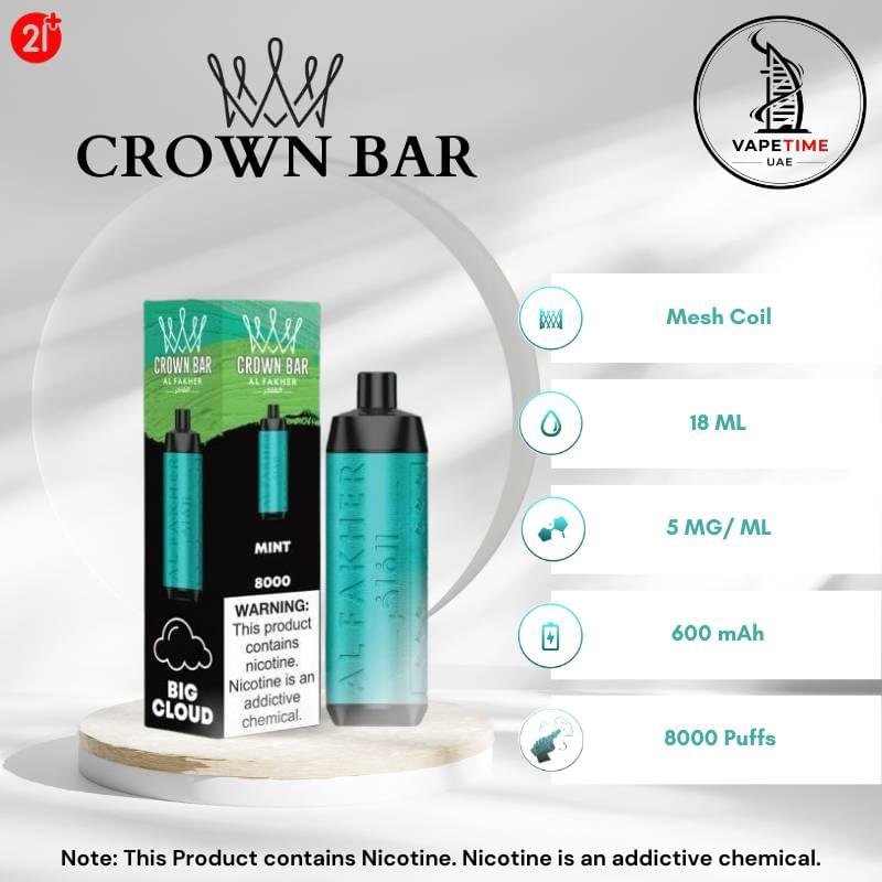 Al fakher crown Bar 8000 puffs