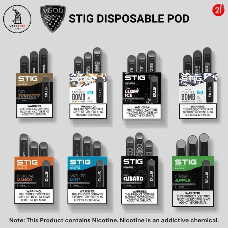 VGOD STIG 270 Puffs DISPOSABLE POD VGOD STIG 270 Puffs