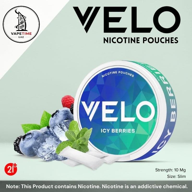 VELO Nicotine Pouches Icy Berries 10mg