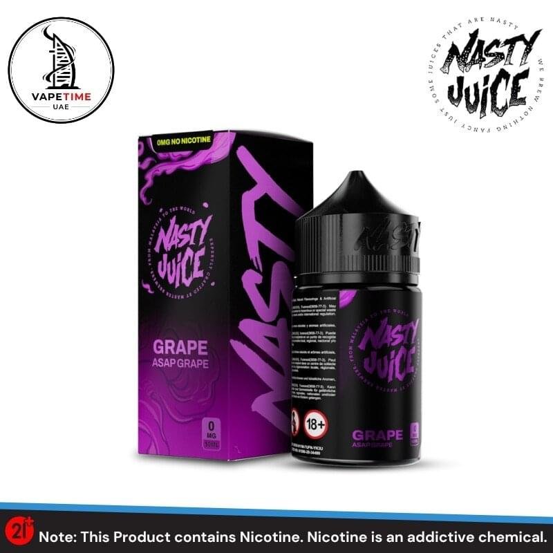 Asap Grape by Nasty Salt Nicotine E-Liquid Asap Grape Nasty Juice