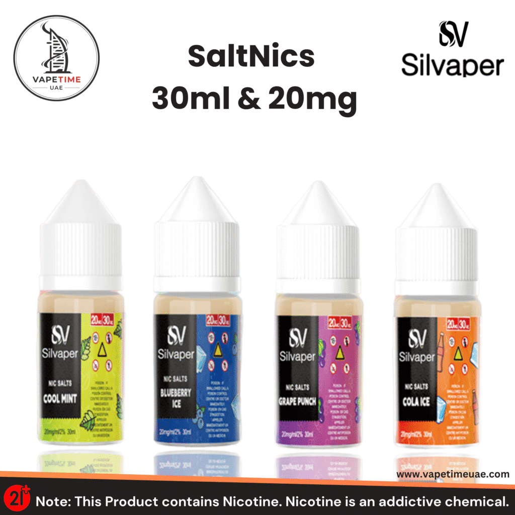 SILVAPER Salt Nicotine 20mg 30ml E-liquid in Dubai