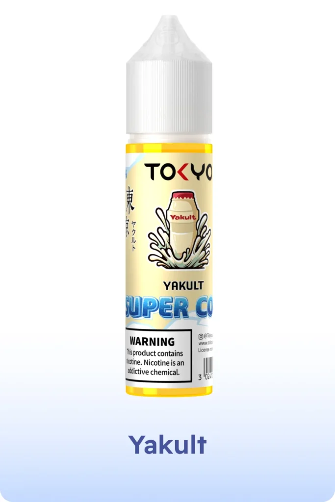 Tokyo E Liquid 60ml Super Cool Freebase Yakult