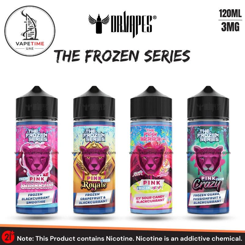 Dr vapes The Frozen Series 120ml juice 3mg e-liquid Dr Vapes The Frozen Series 120ml