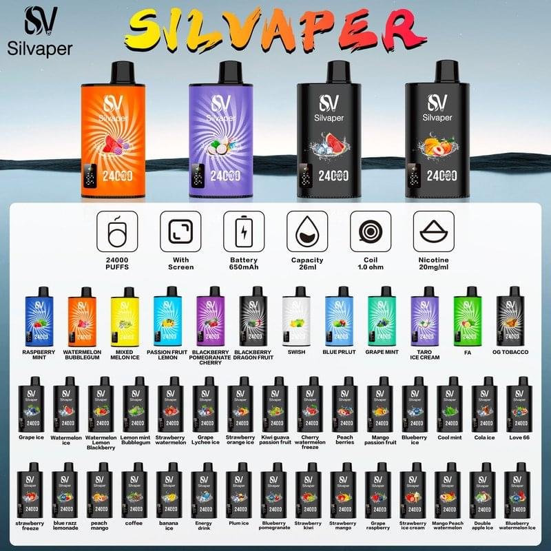 Silvaper Rocket 24000 Puffs flavor