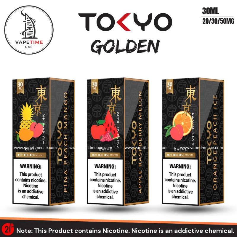 Tokyo Golden Salt Nicotine 30ml E-Liquid
