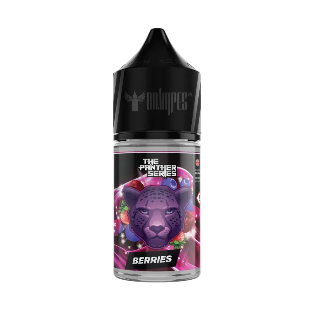 Dr vapes The Panther Series 30ml e-liquid 30mg, 50mg juice Berries
