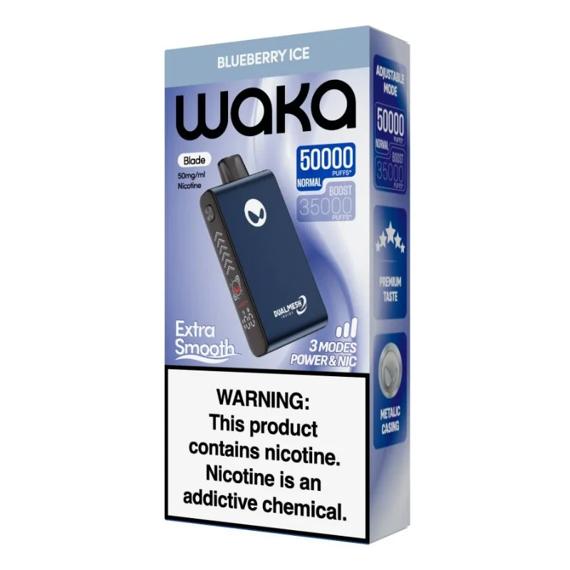 WAKA Blade 50K Puffs 50MG Blueberry Ice