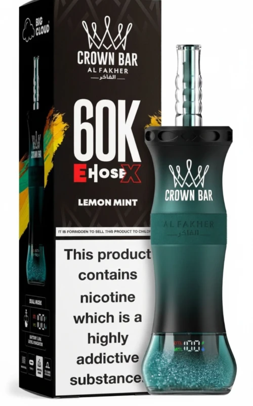 Al Fakher E-Hose X 60000 Puffs Lemon Mint