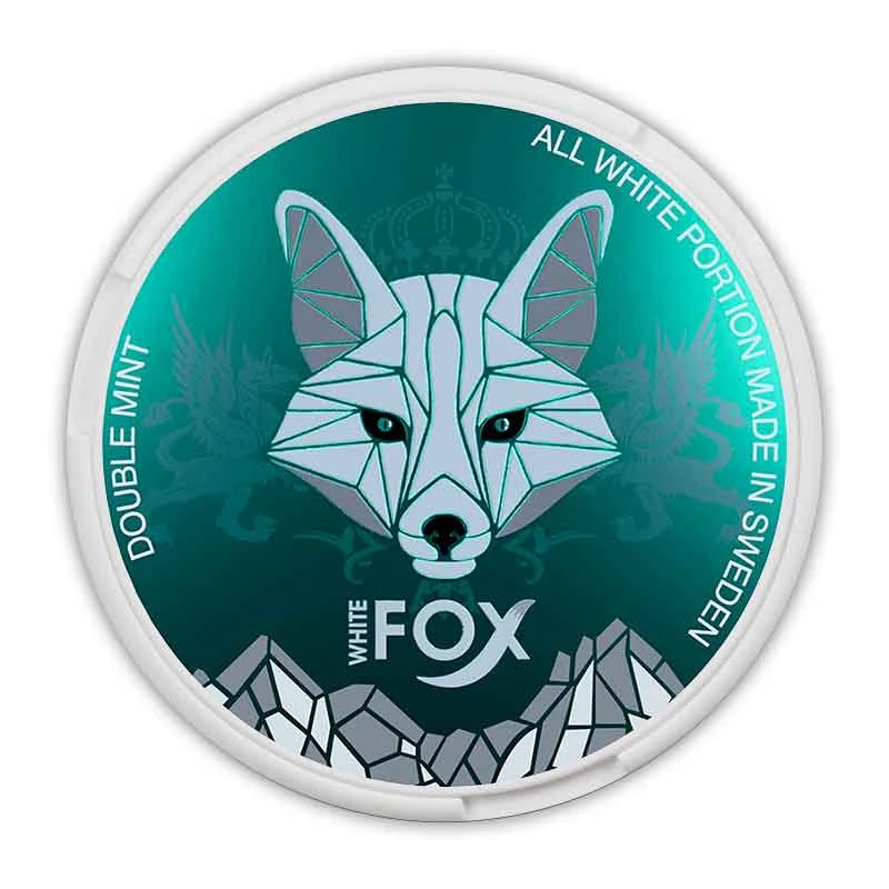 White Fox Double Mint 12mg Nicotine Pouches