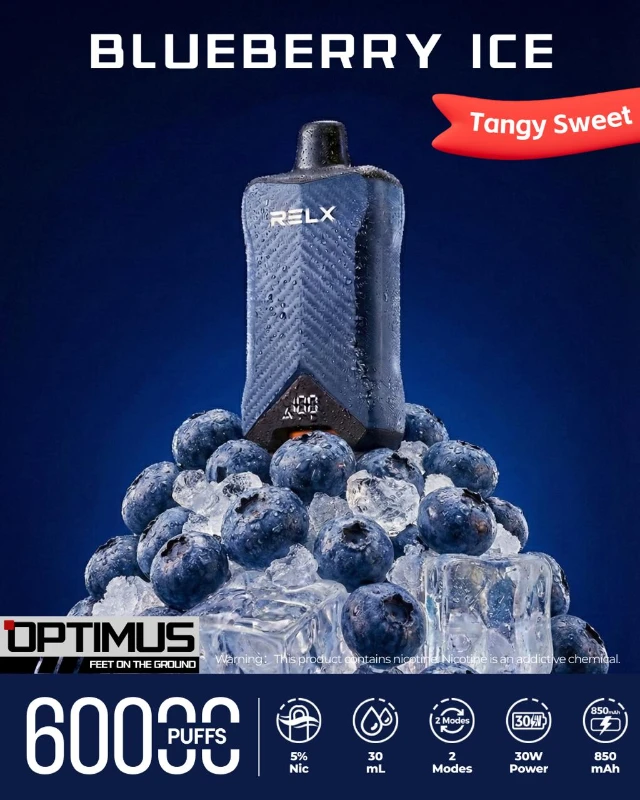 Relx Optimus 60000 puffs Blueberry Ice