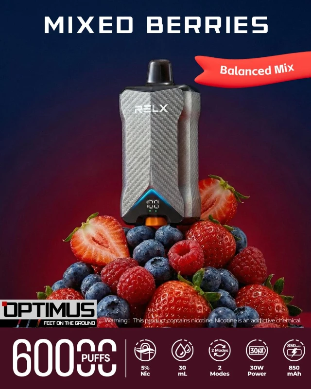 Relx Optimus 60000 puffs Mixed Berries