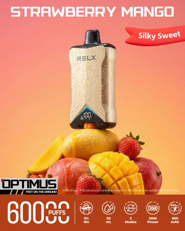 Relx Optimus 60000 puffs Strawberry Mango